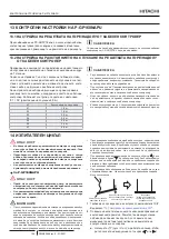 Preview for 206 page of Hitachi P-GP160KAP Installation & Operation Manual