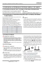 Preview for 314 page of Hitachi P-GP160KAP Installation & Operation Manual