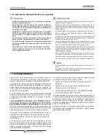 Preview for 20 page of Hitachi P-N23NA Installation And Operation Manual