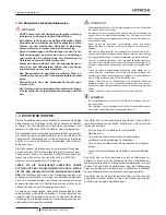 Preview for 32 page of Hitachi P-N23NA Installation And Operation Manual