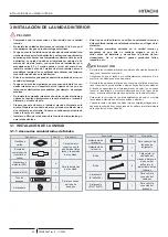 Предварительный просмотр 54 страницы Hitachi P-N23NA2 Installation And Operation Manual