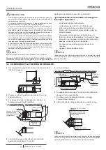 Предварительный просмотр 58 страницы Hitachi P-N23NA2 Installation And Operation Manual