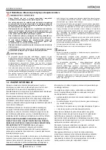 Предварительный просмотр 292 страницы Hitachi P-N23NA2 Installation And Operation Manual