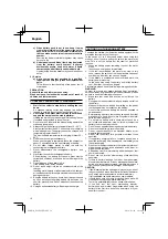 Preview for 16 page of Hitachi P14DSL Handling Instructions Manual