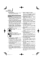 Preview for 26 page of Hitachi P20ST Instruction Manual And Safety Instructions