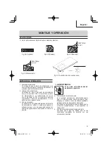 Preview for 29 page of Hitachi P20ST Instruction Manual And Safety Instructions