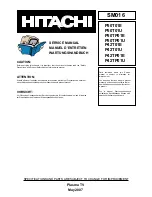 Hitachi P42T01E Service Manual preview