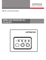 Preview for 1 page of Hitachi PC-ALHP1 Installation And Operation Manual