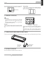 Preview for 17 page of Hitachi PC-ALHP1 Installation And Operation Manual