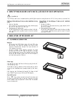 Preview for 20 page of Hitachi PC-ALHP1 Installation And Operation Manual