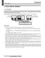 Предварительный просмотр 10 страницы Hitachi PC-ARFHE Instruction Manual