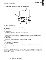 Предварительный просмотр 11 страницы Hitachi PC-ARFHE Instruction Manual