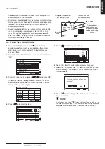 Предварительный просмотр 17 страницы Hitachi PC-ARFP1E Installation And Operation Manual