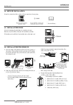 Предварительный просмотр 10 страницы Hitachi PC-ARFPE Installation And Operation Manual