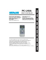 Hitachi PC-LH3A Installation And Operation Manual preview