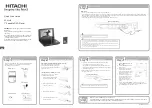 Hitachi PDV343E Quick Start Manual preview