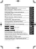 Preview for 3 page of Hitachi Performa CP-RS55 User'S Manual And Quick Manual