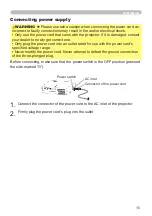 Preview for 34 page of Hitachi Performa CP-RS55 User'S Manual And Quick Manual