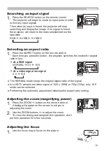 Preview for 38 page of Hitachi Performa CP-RS55 User'S Manual And Quick Manual