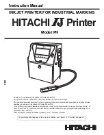 Hitachi PH Instruction Manual preview