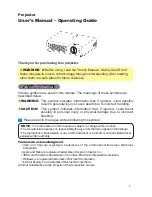 Hitachi PJ-LC7 User Manual предпросмотр