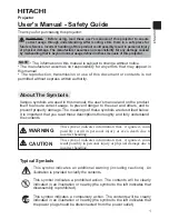 Preview for 2 page of Hitachi PJ-LC7 User Manual