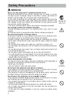 Preview for 3 page of Hitachi PJ-LC7 User Manual