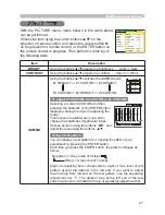 Preview for 36 page of Hitachi PJ-LC7 User Manual