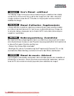 Preview for 2 page of Hitachi PJ-LC9 User Manual – Operating Manual