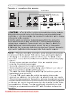 Предварительный просмотр 16 страницы Hitachi PJ-LC9 User Manual – Operating Manual