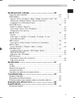 Preview for 5 page of Hitachi PJ-LC9 User'S Manual And Operating Manual