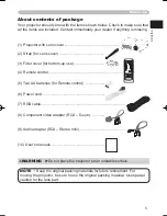 Preview for 7 page of Hitachi PJ-LC9 User'S Manual And Operating Manual