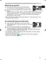 Preview for 27 page of Hitachi PJ-LC9 User'S Manual And Operating Manual