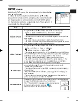 Preview for 41 page of Hitachi PJ-LC9 User'S Manual And Operating Manual