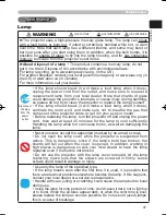 Preview for 49 page of Hitachi PJ-LC9 User'S Manual And Operating Manual