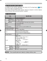 Preview for 60 page of Hitachi PJ-LC9 User'S Manual And Operating Manual