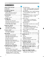 Preview for 2 page of Hitachi PJ TX100 - LCD Projector - HD 720p Owner'S Manual