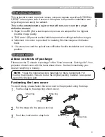 Preview for 3 page of Hitachi PJ TX100 - LCD Projector - HD 720p Owner'S Manual