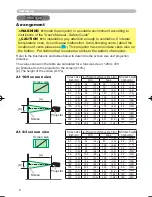 Preview for 6 page of Hitachi PJ TX100 - LCD Projector - HD 720p Owner'S Manual