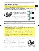 Preview for 7 page of Hitachi PJ TX100 - LCD Projector - HD 720p Owner'S Manual