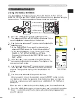 Preview for 17 page of Hitachi PJ TX100 - LCD Projector - HD 720p Owner'S Manual