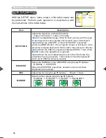 Preview for 26 page of Hitachi PJ TX100 - LCD Projector - HD 720p Owner'S Manual