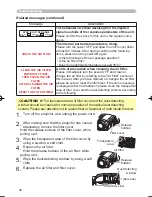 Preview for 36 page of Hitachi PJ TX100 - LCD Projector - HD 720p Owner'S Manual