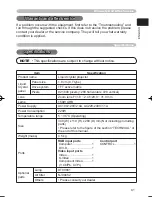 Preview for 41 page of Hitachi PJ TX100 - LCD Projector - HD 720p Owner'S Manual