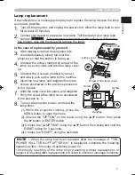 Предварительный просмотр 65 страницы Hitachi PJ-TX100E User Manual