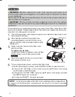 Предварительный просмотр 66 страницы Hitachi PJ-TX100E User Manual