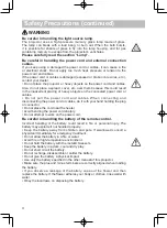 Preview for 6 page of Hitachi PJ-TX200 User Manual