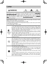 Preview for 9 page of Hitachi PJ-TX200 User'S Manual And Operating Manual