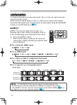 Preview for 35 page of Hitachi PJ-TX200 User'S Manual And Operating Manual