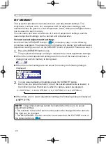 Preview for 39 page of Hitachi PJ-TX200 User'S Manual And Operating Manual